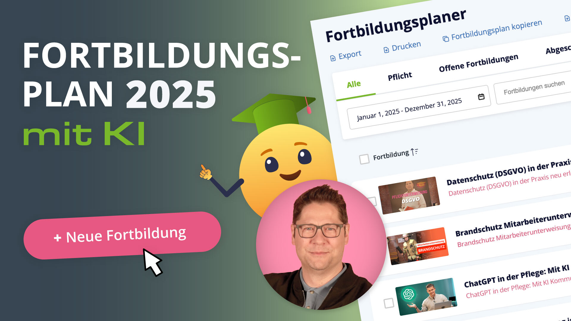 Mit KI-Power durchstarten: Digitale Fortbildungsplanung leicht gemacht