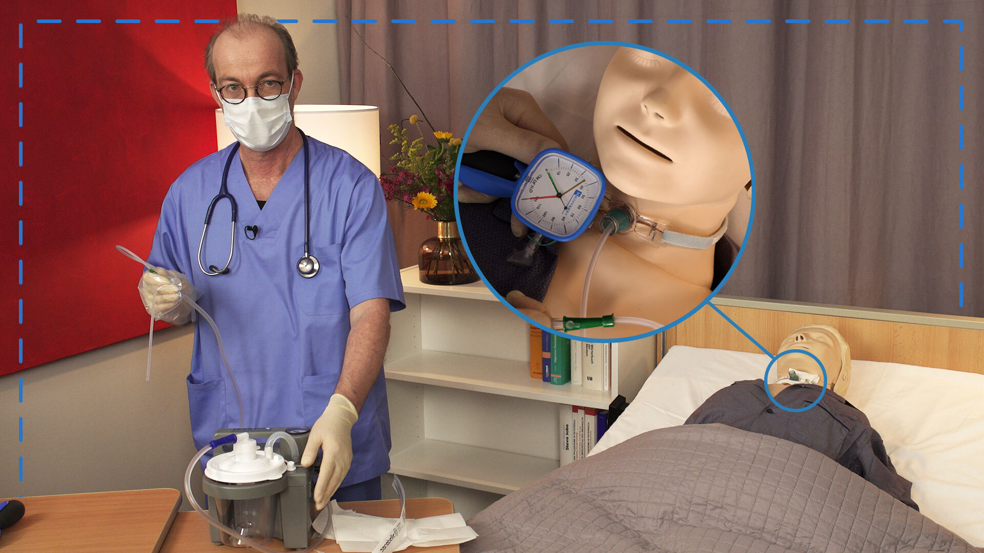 Die tägliche Tracheostomapflege