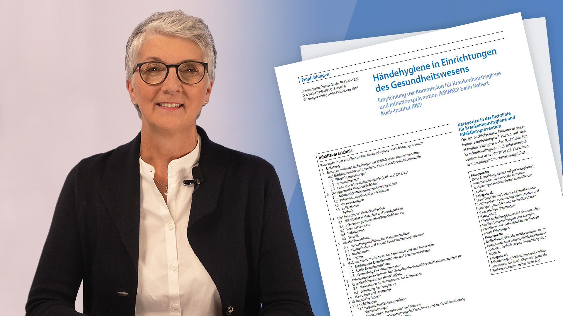 RKI: Empfehlungen zur Händehygiene in Einrichtungen des Gesundheitswesens 