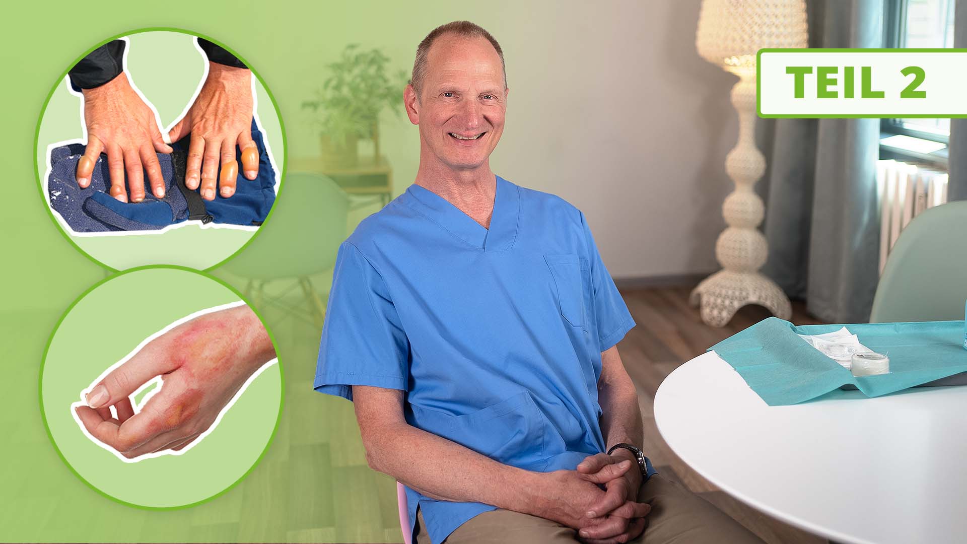 Alltagswunden Teil 2: Thermische Wunden, OP-, palliative und peristomale Wunden