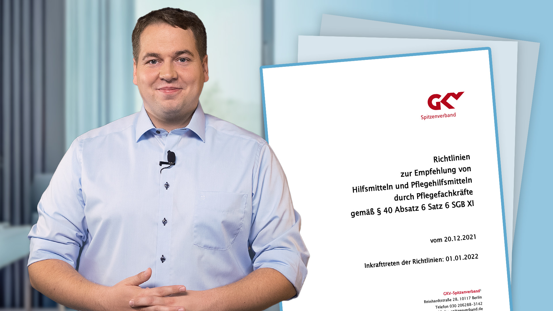 Richtlinie zur Empfehlung von Hilfsmitteln und Pflegehilfsmitteln durch Pflegefachkräfte