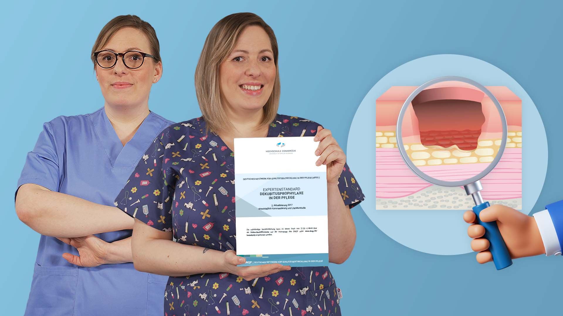 4-Minuten: Expertenstandard Dekubitusprophylaxe in der Pflege