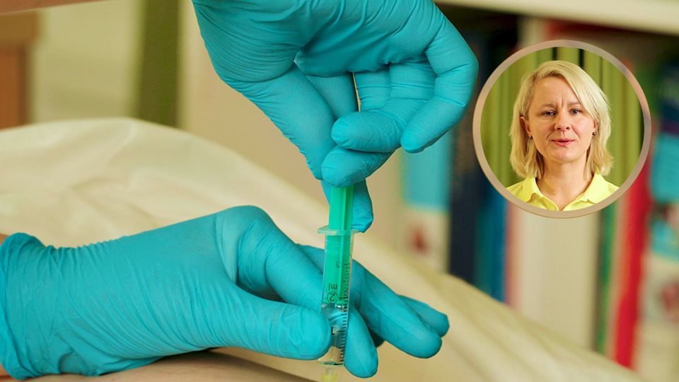 Durchführung einer intramuskulären Injektion